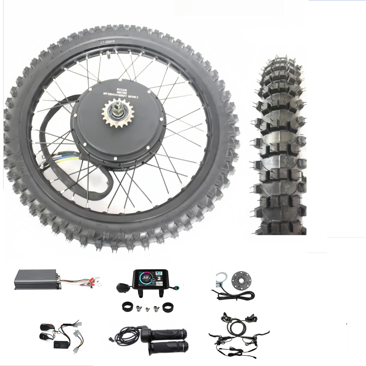 Zestaw do konwersji tylnego ko – 72V 5000W Hub Motor Kit recenzja i cena